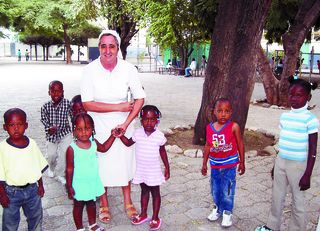 Sor Teresa Tapia, en Puerto Prncipe (Hait), en una foto tomada el pasado verano.