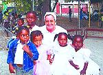 Sor Teresa Tapia en Haiti (verano 2009)