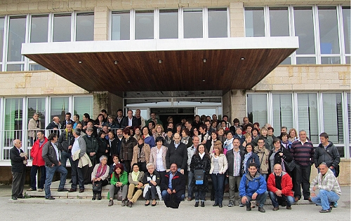 Foto de familia de la III Gran Kedada Villarcayo 2012 - 50 aniversario de la Residencia