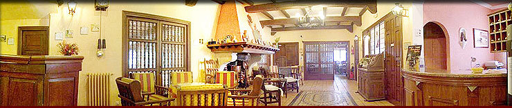 Hall del Hotel-Restaurante Plati (Villarcayo)